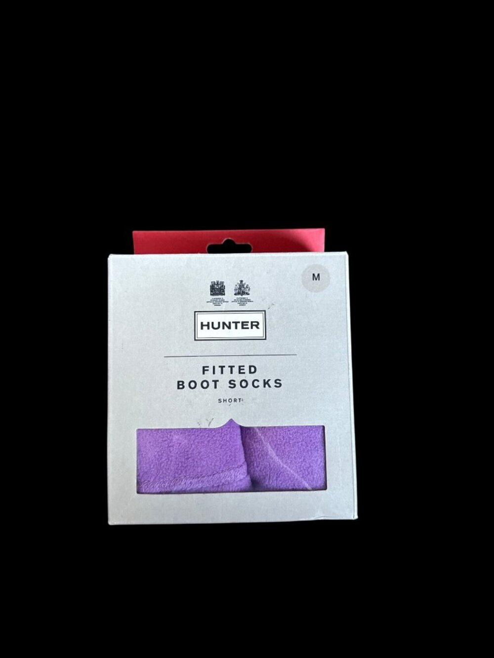Hunter Original Fitted Boot Socks Short Thistle Purple Size Medium New In Box